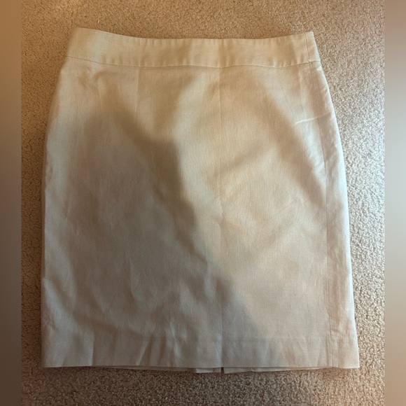 J. Crew Dresses & Skirts - J Crew : Women Pencil Beige Skirt-Size 14